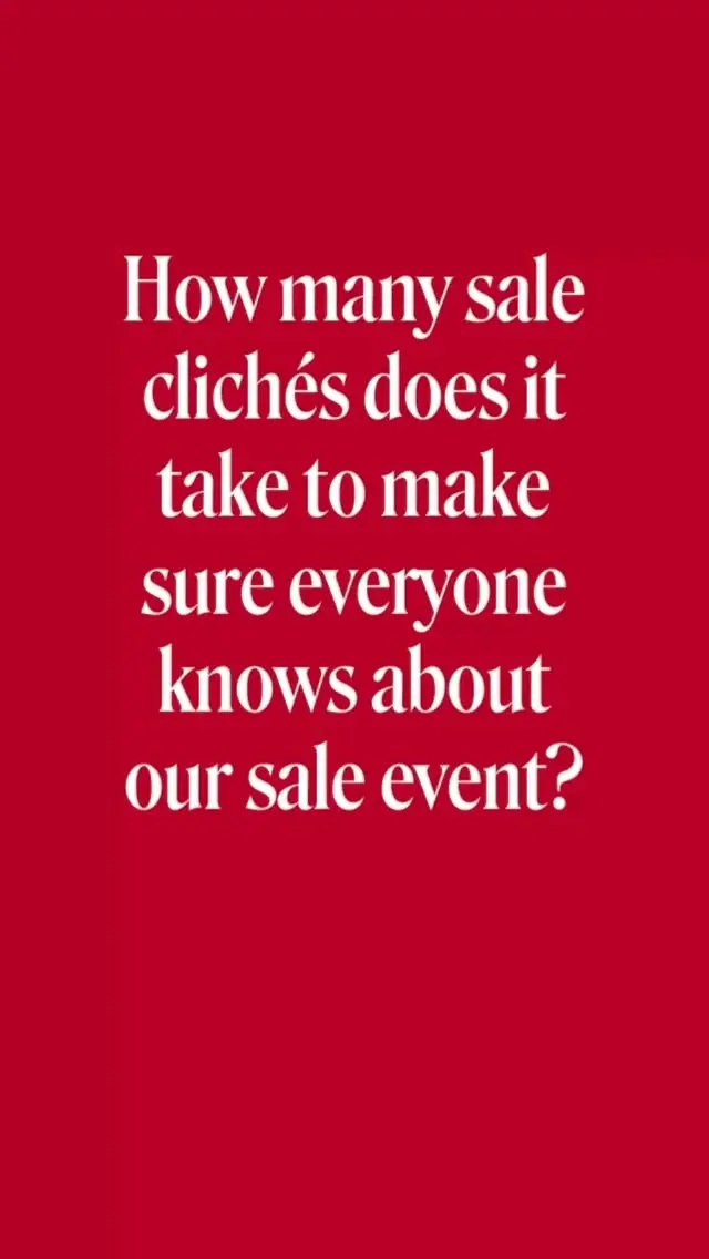 How many sale clichés does it take for us to let everyone know about our sale event with up to 60% off? 🫣

🏷️
Outlet shopping | Cotswolds Designer Outlet | Discount shopping | Tewkesbury | Social trends | Mid season sale | Cotswold style | Gloucestershire | Retail therapy