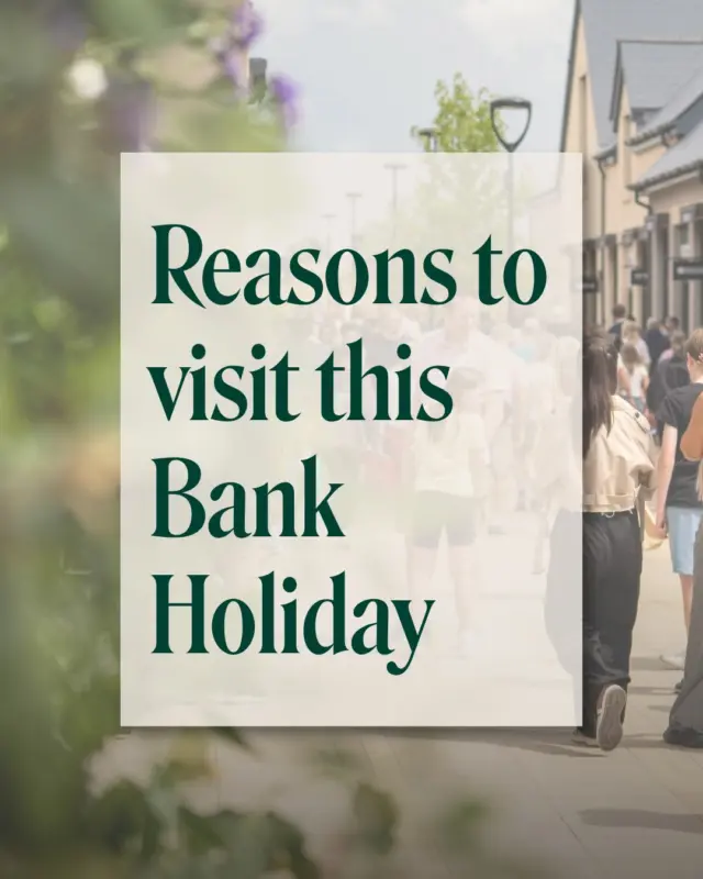 Make the most of the Bank Holiday Monday! 🤩

Enjoy the extra day off here at Cotswolds Designer Outlet, with fun activities, great food, refreshing drinks and discounted shopping. 

🏷️ 
Cotswolds Designer Outlet | Bank Holiday | Outlet Shopping | Tewkesbury